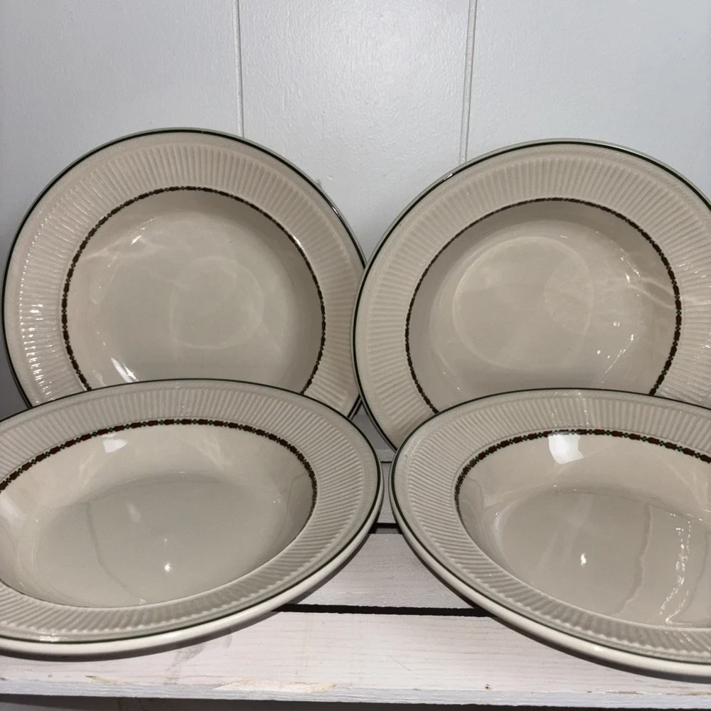 Vintage SHENANGO CHINA Salad Bowl Set Of 4 Made In USA 9